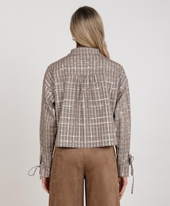 Dames blouse beige