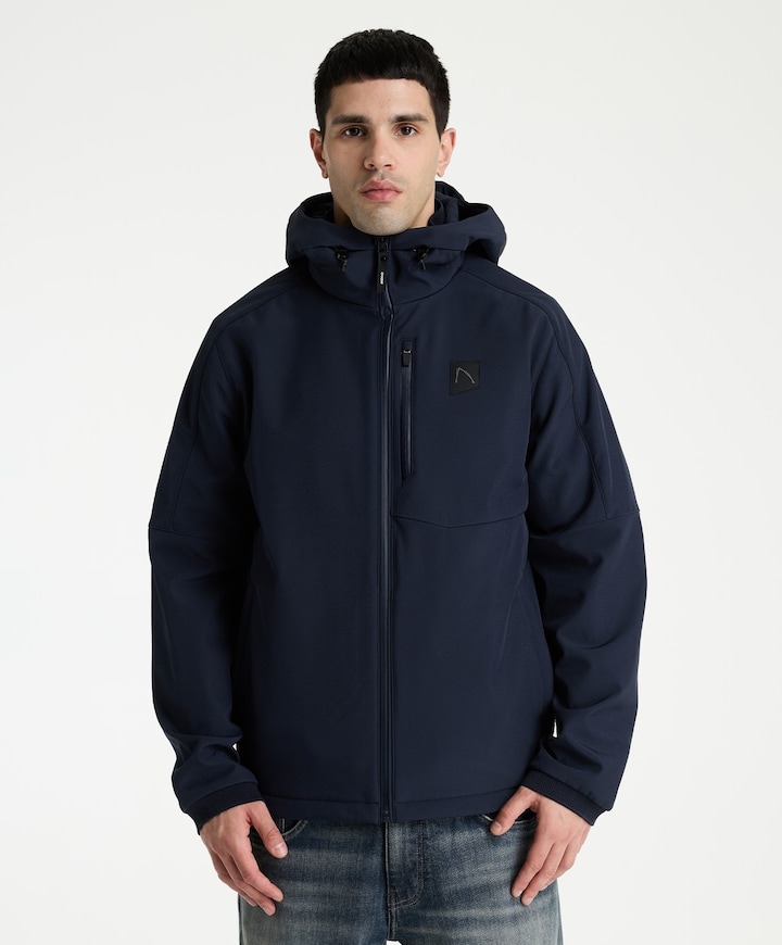 Heren jas blauw