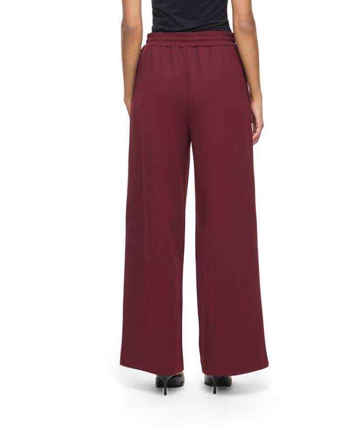 VICLUA HW WIDE PANTS-NOOS dames broek bordeaux