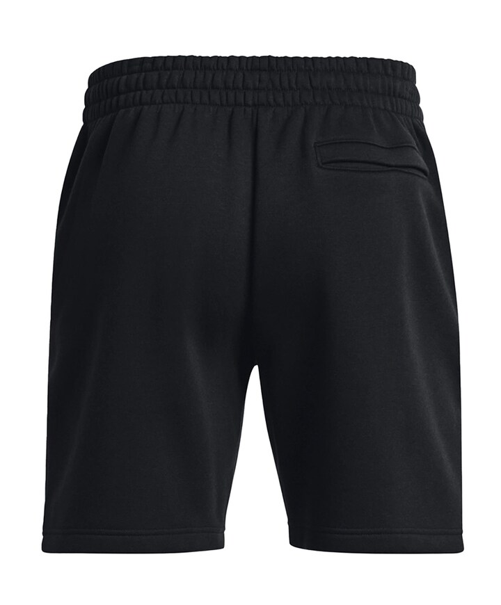 Ua Essential Fleece blk short zwart