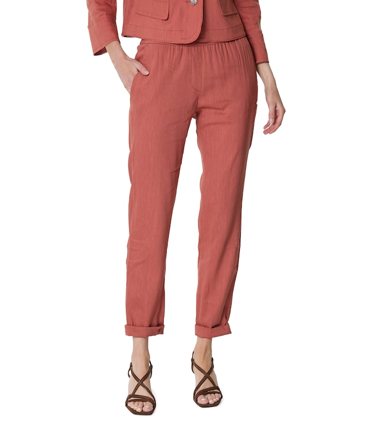RHODOS dames pantalon bruin