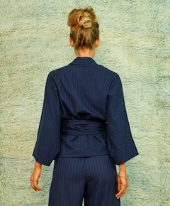 Dames blouse blauw