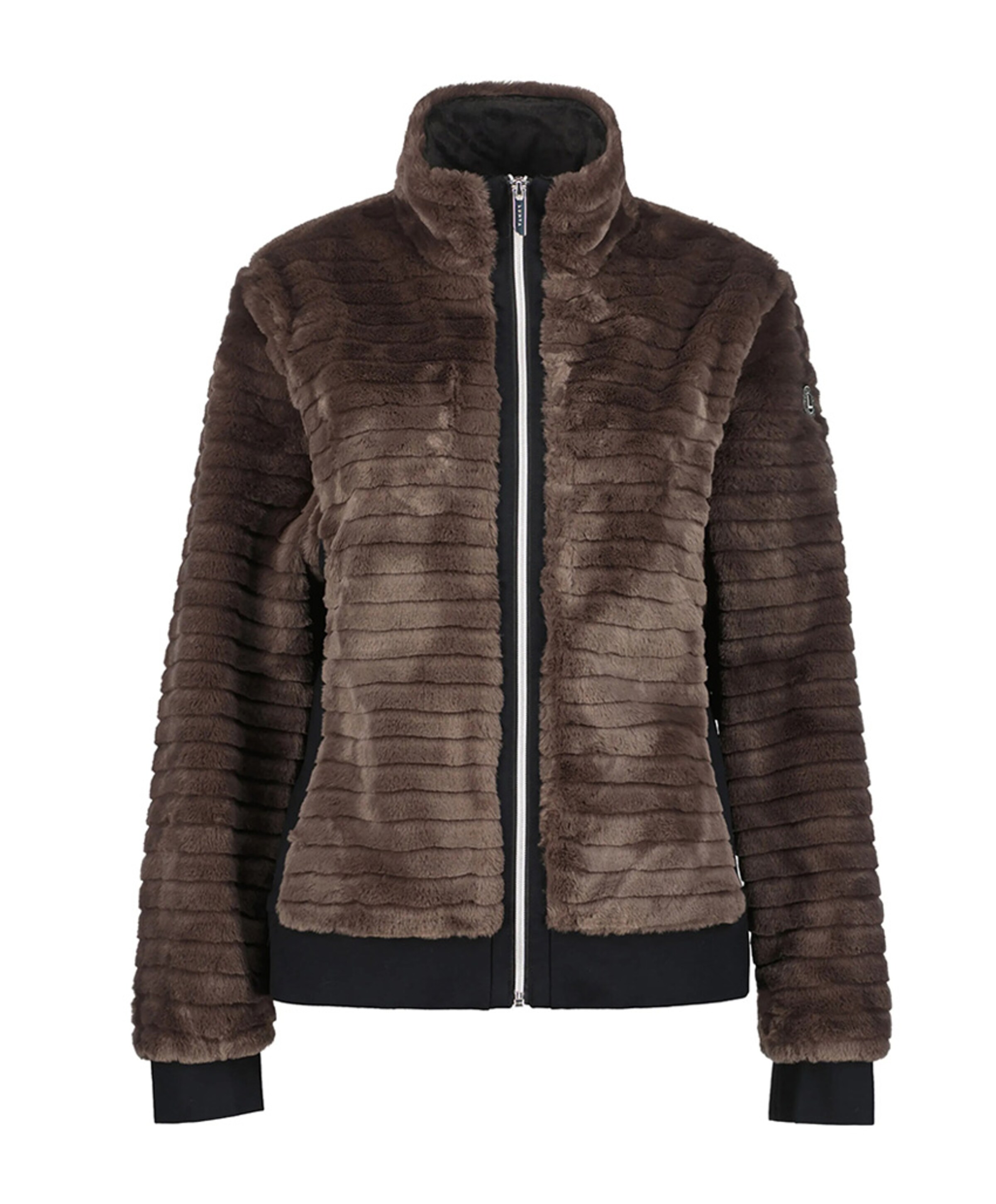 Dames vest bruin