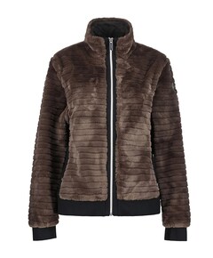 Dames vest bruin