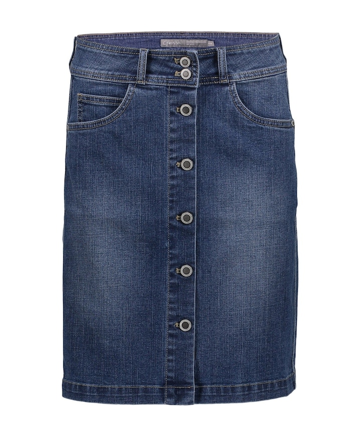 Dames rok blauw