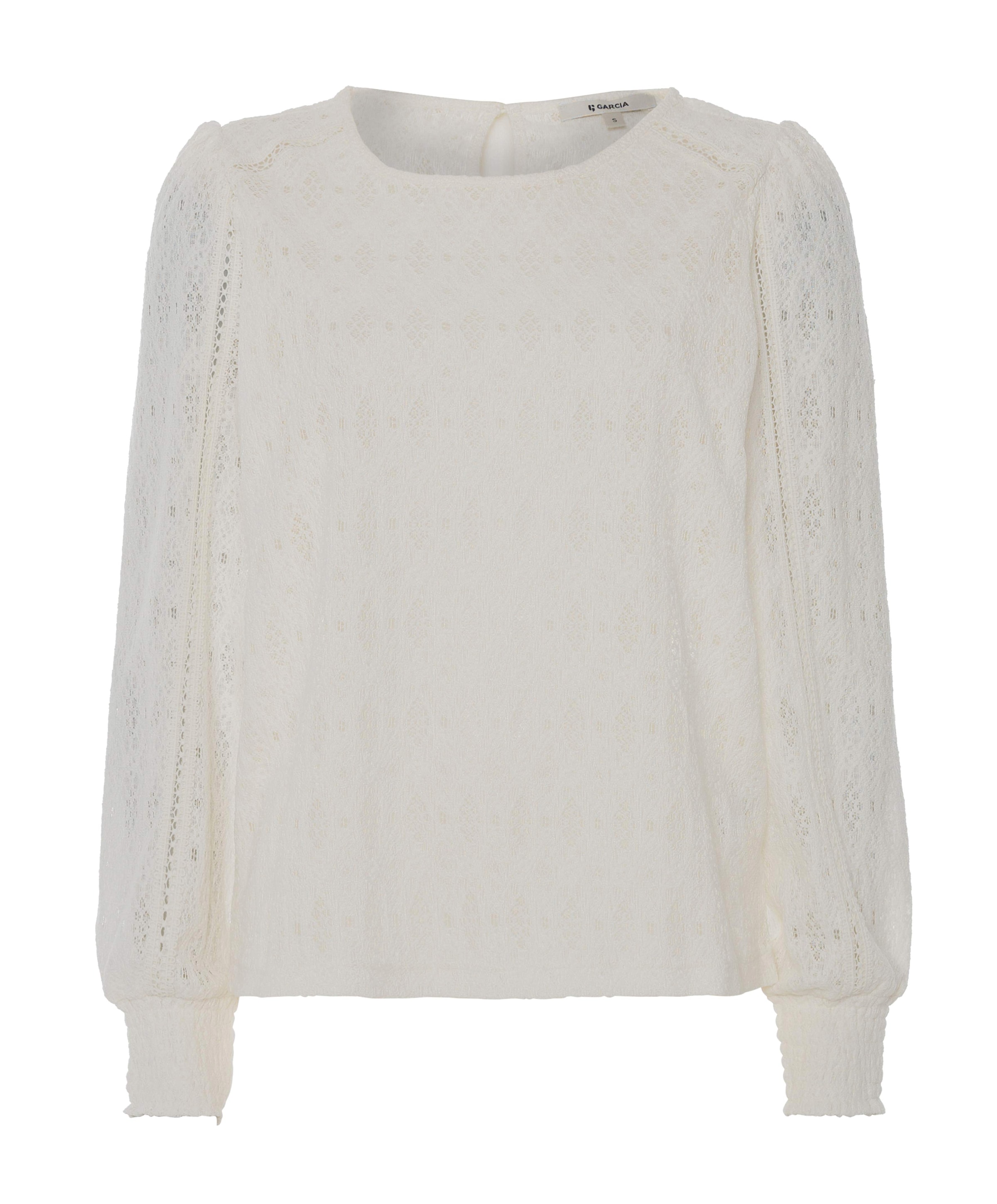 Dames longsleeve ecru