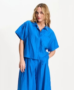 Dames blouse blauw