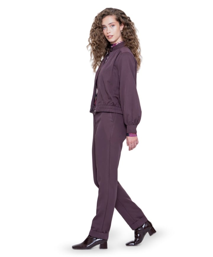 Jog dames broek paars