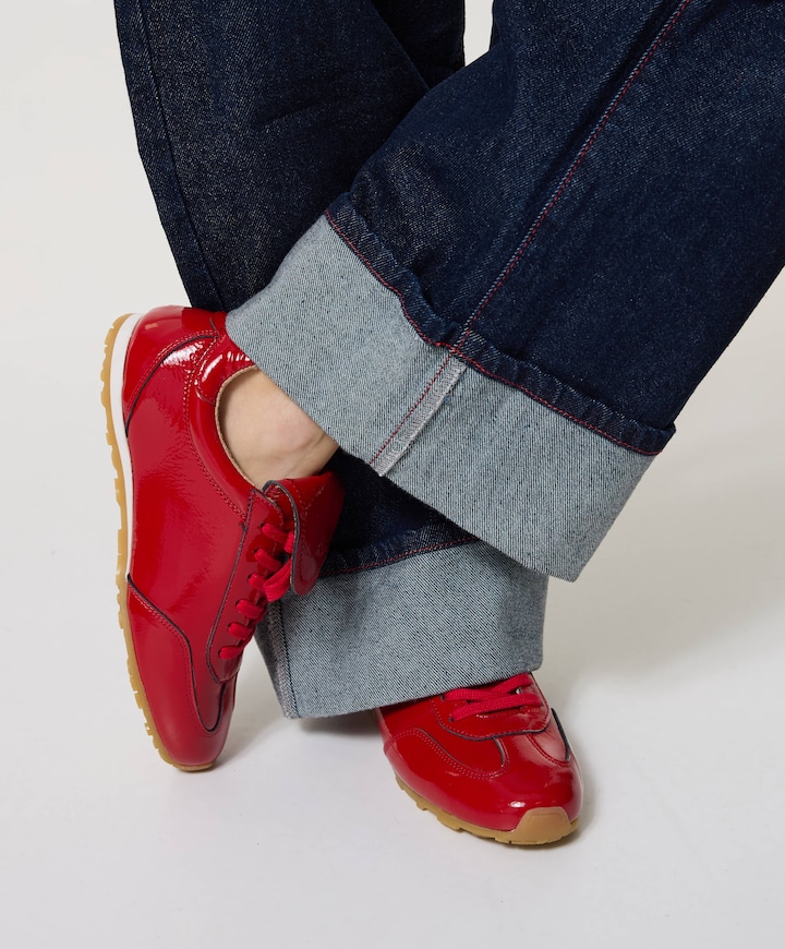 Tune dames sneakers rood