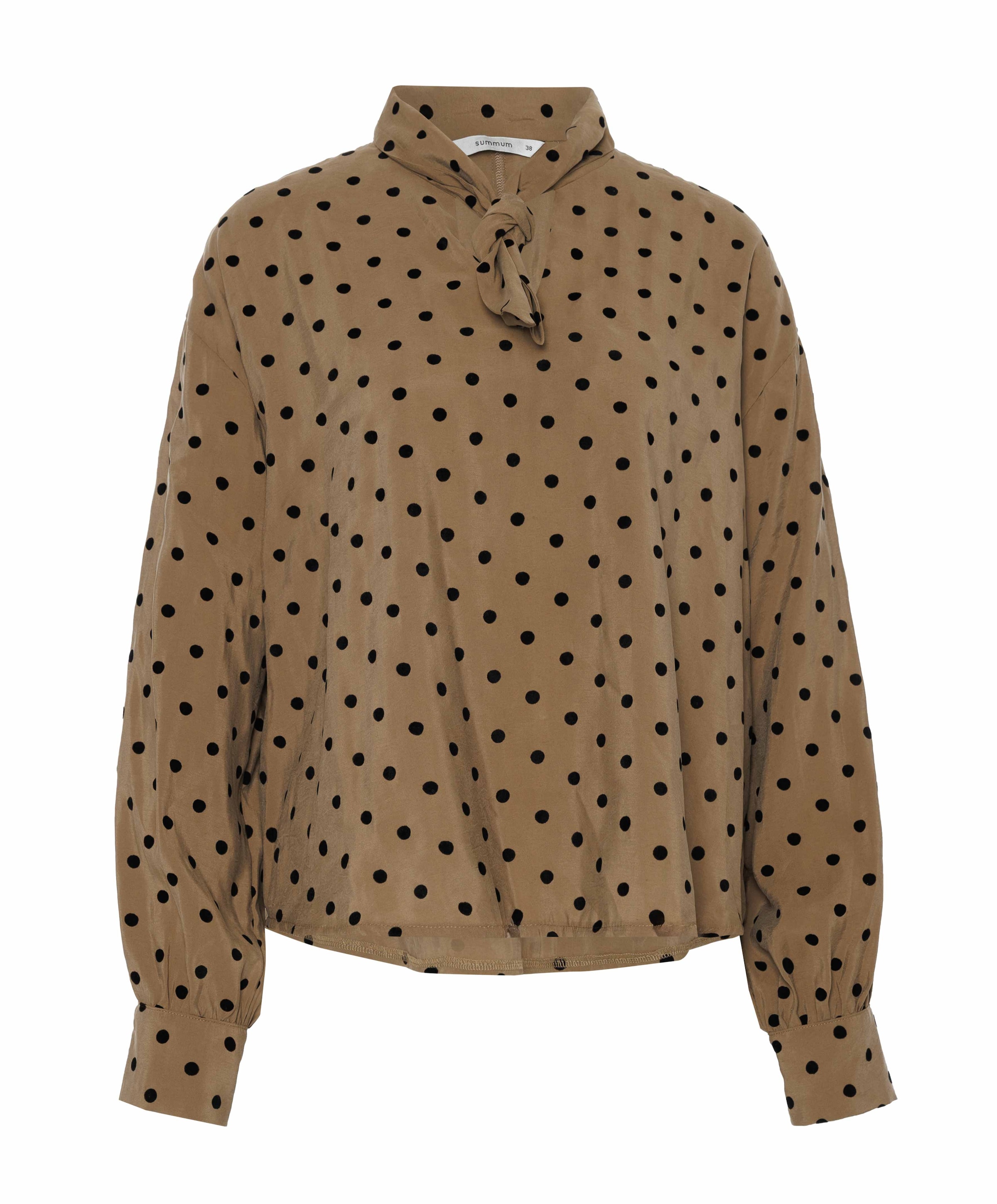 Dames blouse bruin