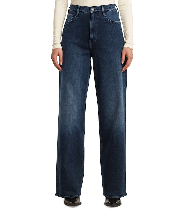 Deck 2.0 High Loose Wmn dames jeans blauw