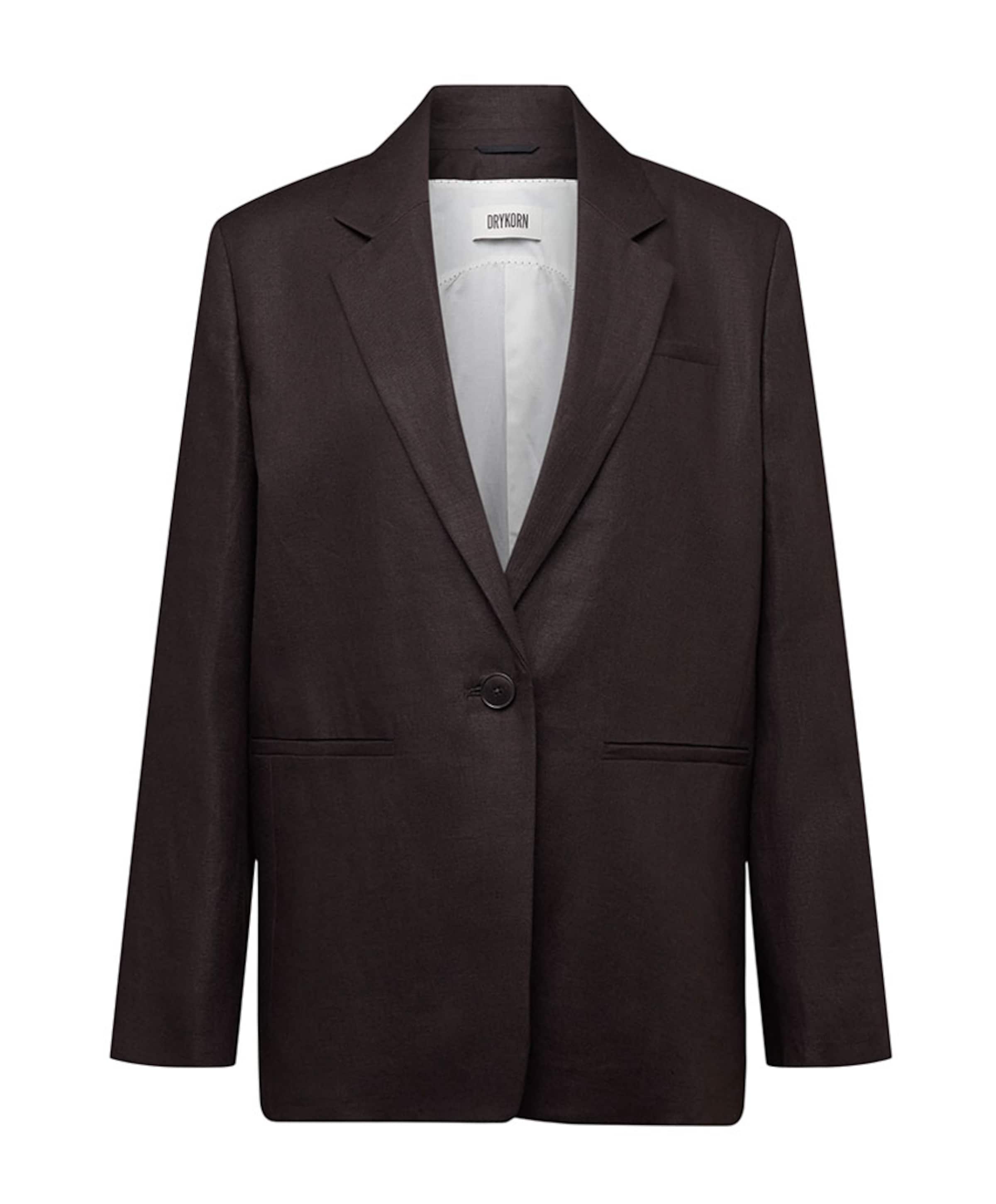 Dames blazer bruin