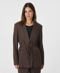 Dames blazer bruin