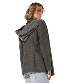 Dames blazer grijs