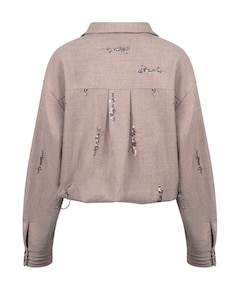 Dames blouse bruin