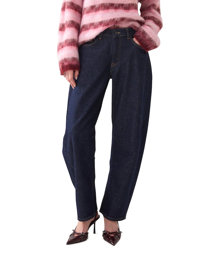 Cocoon leg Twill comford jeans blauw