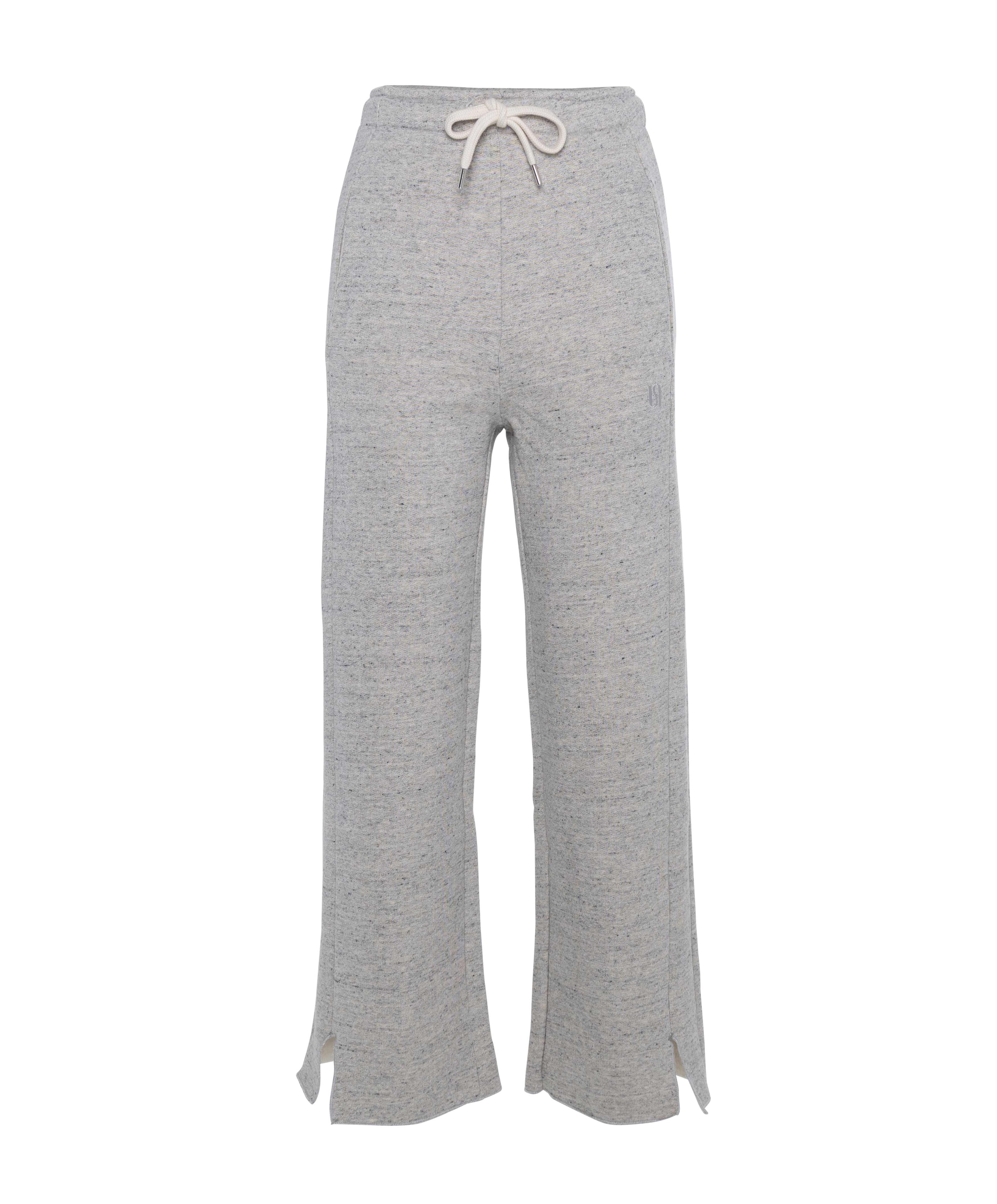 Cotton dames broek grijs