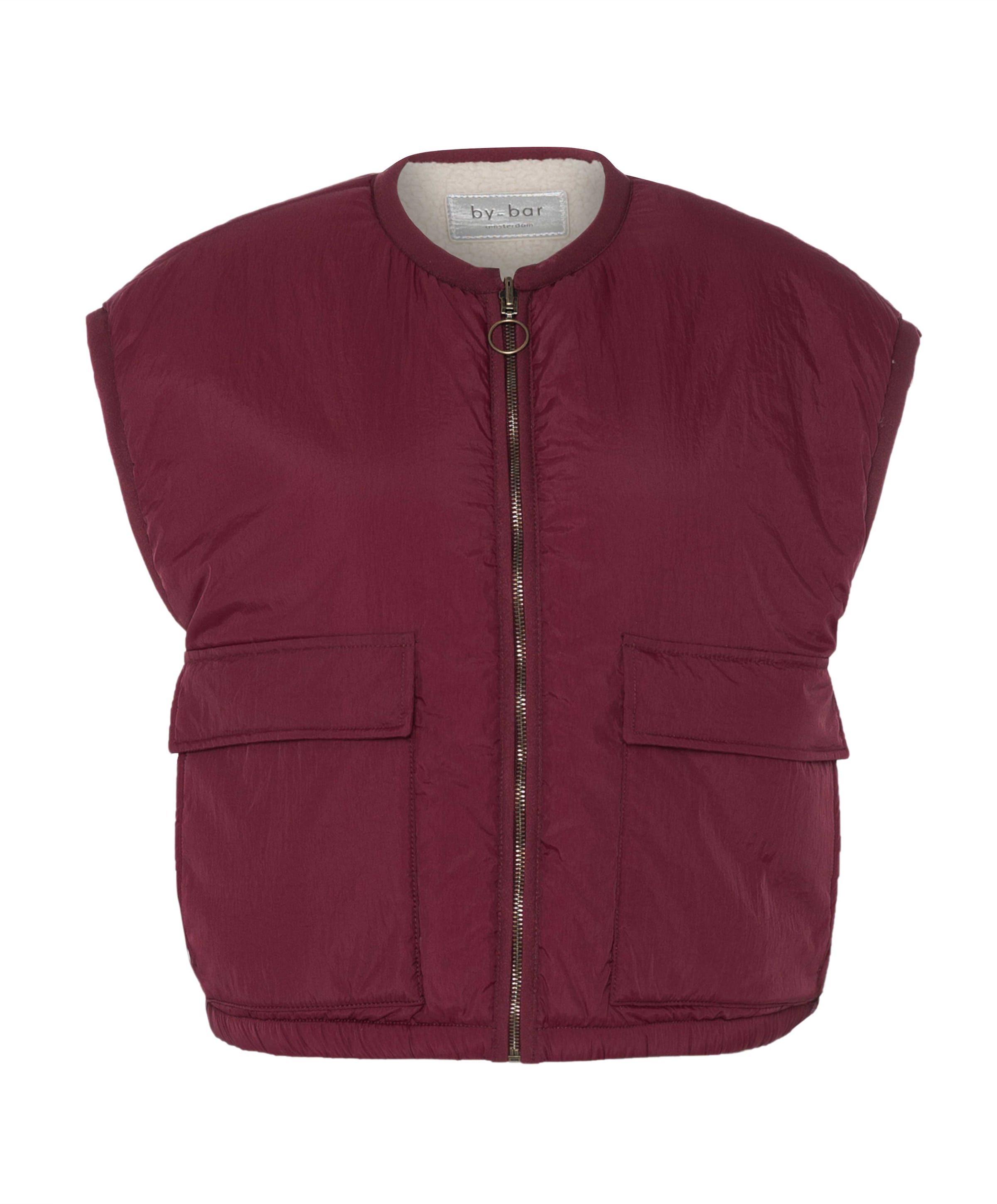 Dames gilet bordeaux