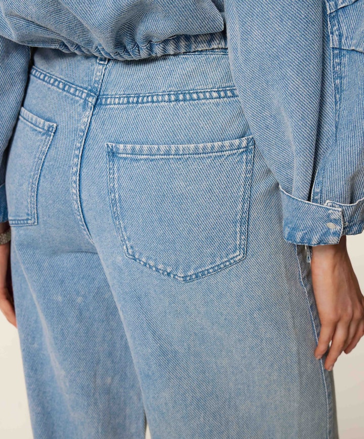 Twake dames jeans blauw