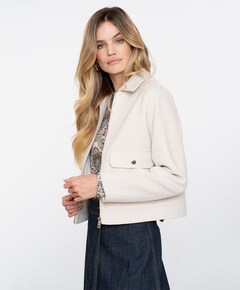 Dames jas ecru