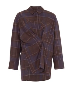 Dames blouse bruin
