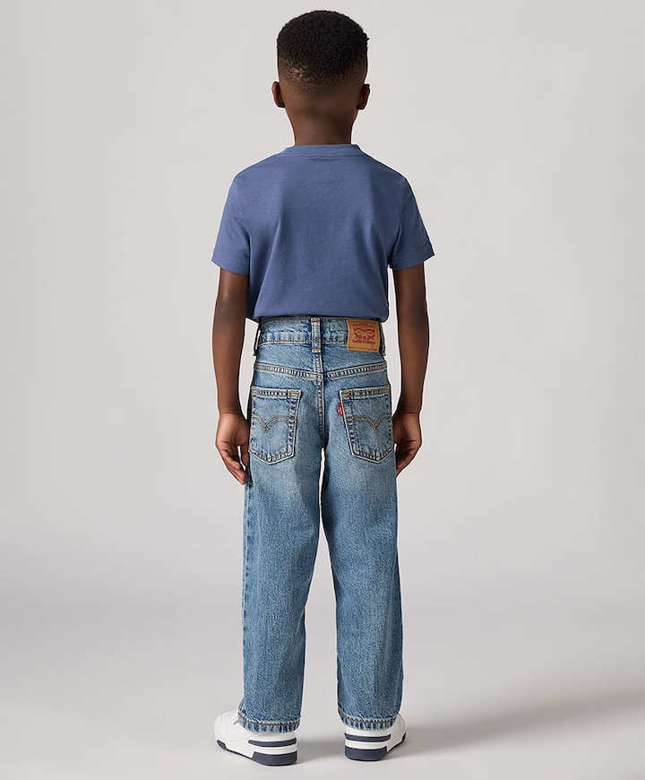 Stay loose taper jeans jongens jeans blauw