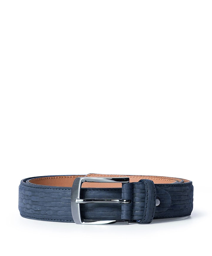 Heren riem blauw