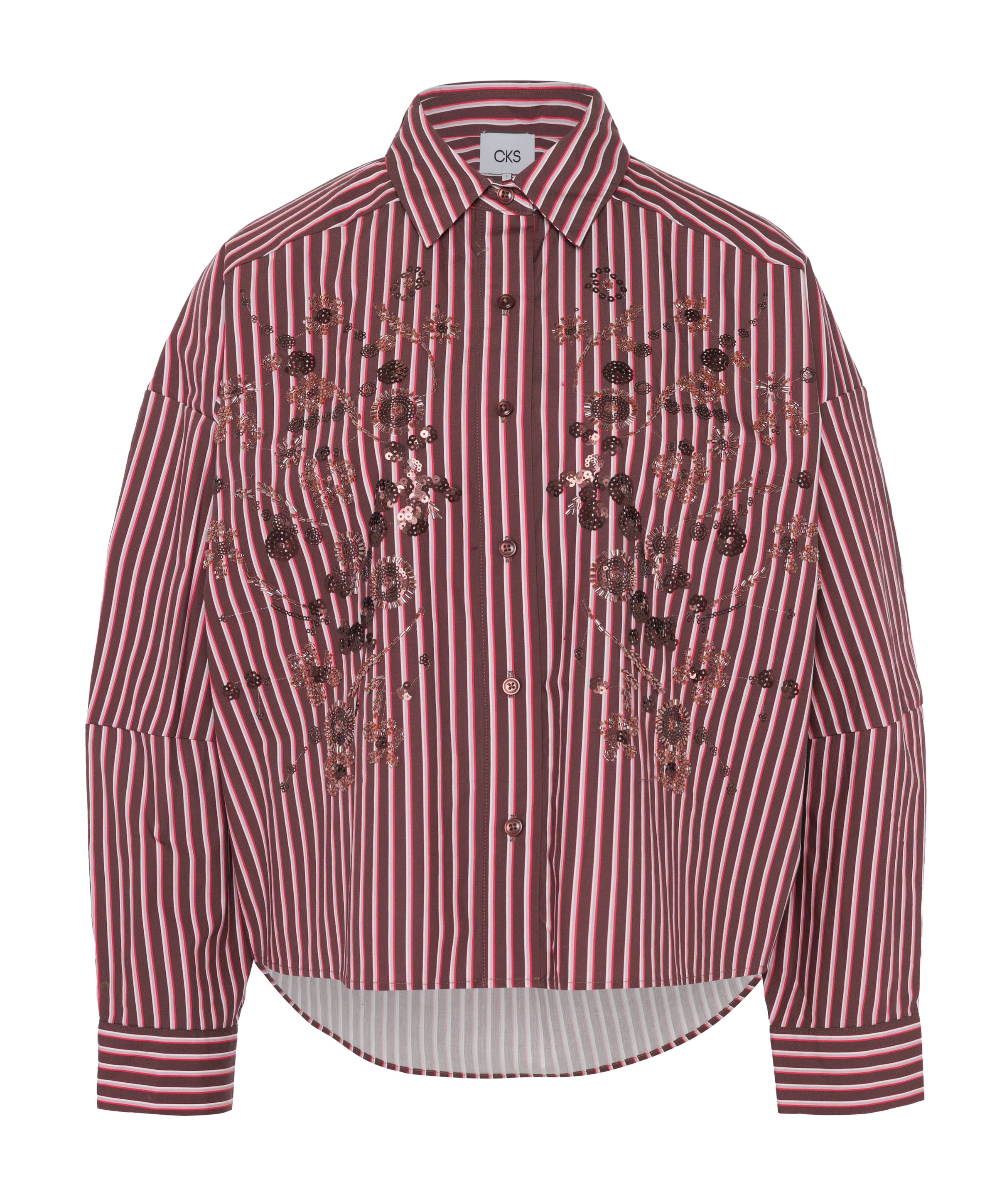Dames blouse bruin