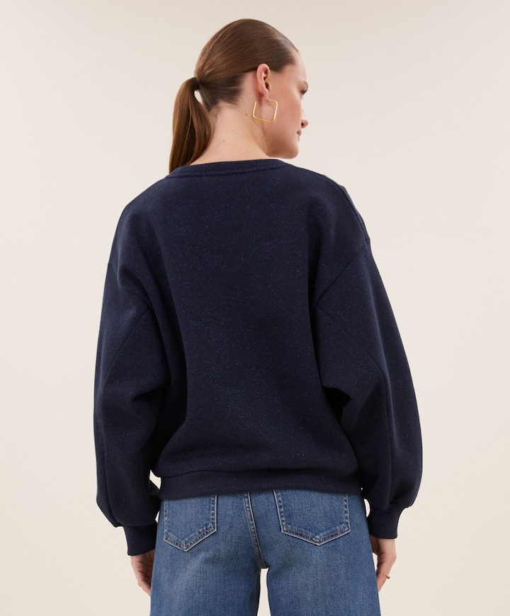 Dames sweater blauw