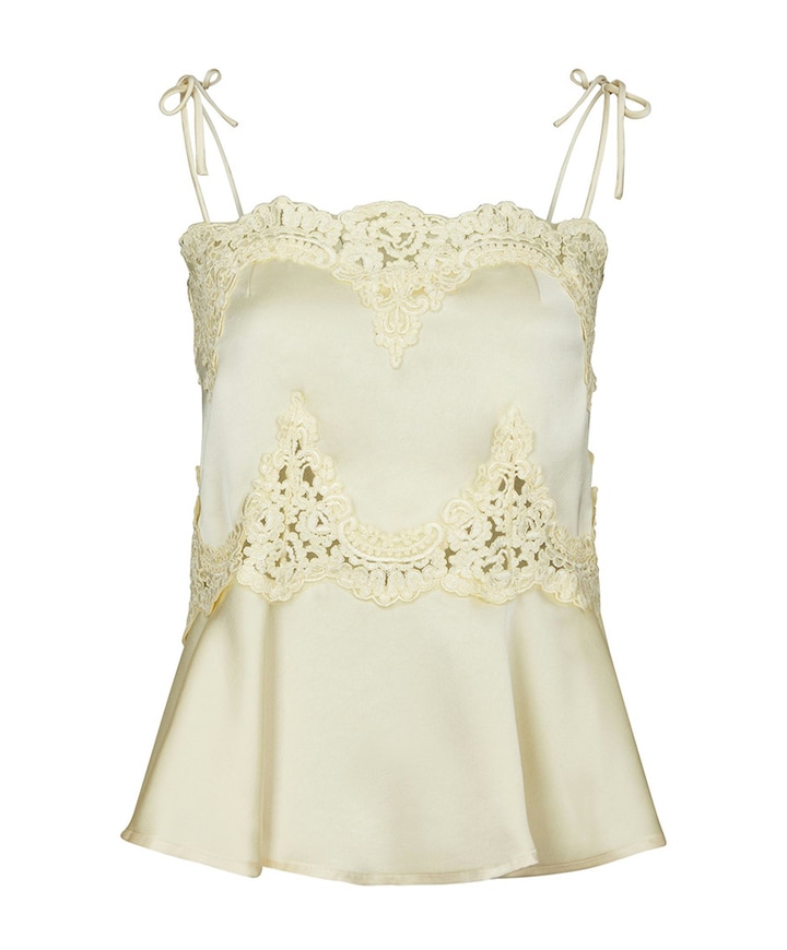Dames top geel