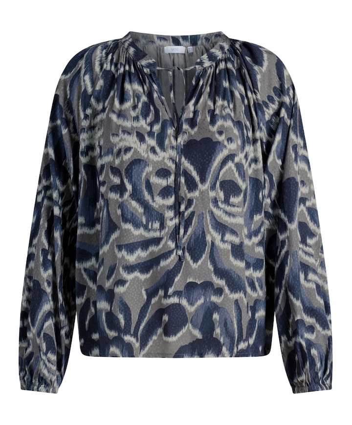 Dames blouse grijs