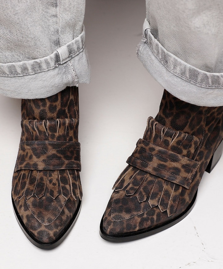 Rose Hannah dames enkellaarzen bruin