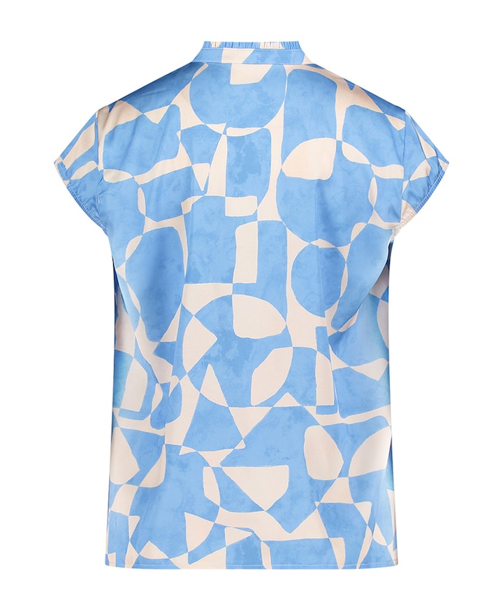 Dames blouse blauw