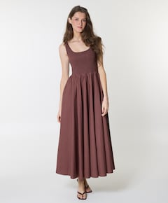 Dames jurk brique
