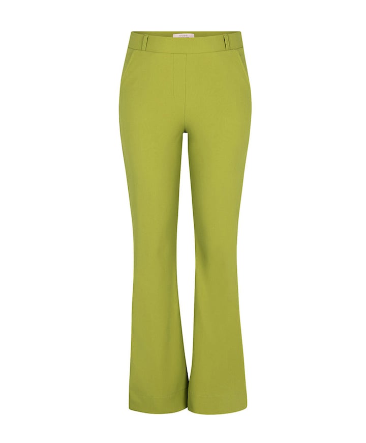 Flair bonded dames broek groen