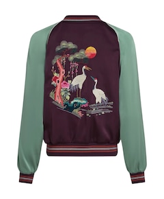 Dames jas bordeaux