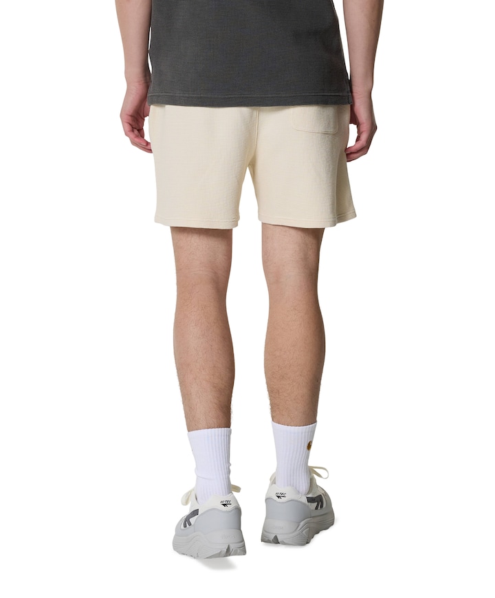 TJM WASHED WAFFLE BEACH SHORT heren korte broek ecru