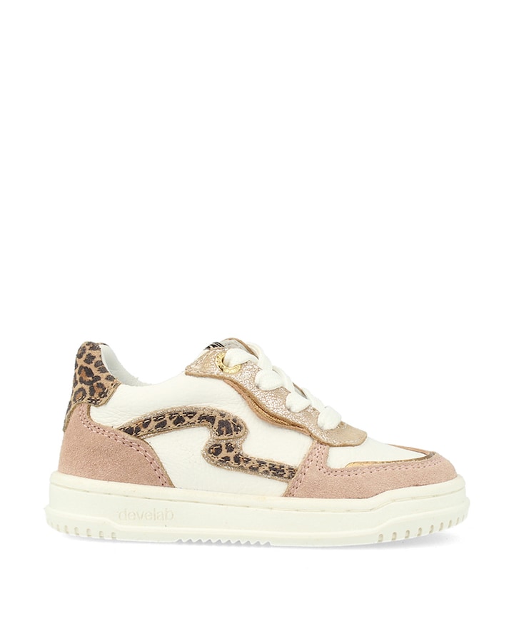 meisjes sneakers beige