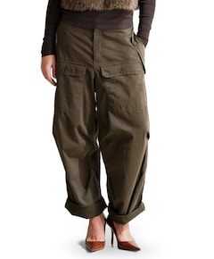 Trousers dames broek bruin