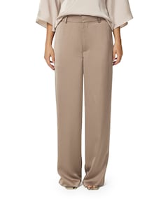 Emmett Heavy Sateen Pants dames broek beige