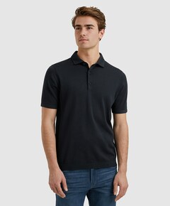 Heren polo blauw