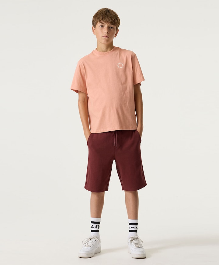 Q263525_boys short jongens korte broek rood