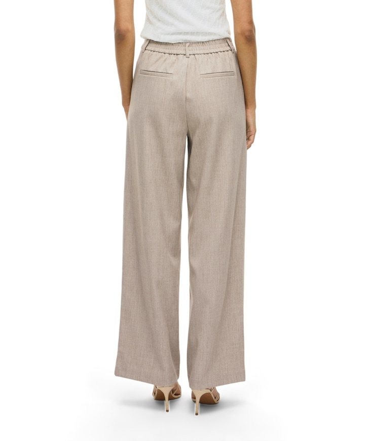 VIVARONE HW WIDE NOOS broek beige