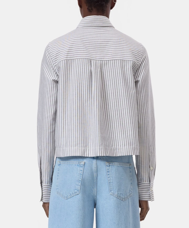 Dames blouse bruin