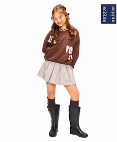 Meisjes sweater bruin