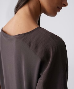 Dames T-shirt bruin
