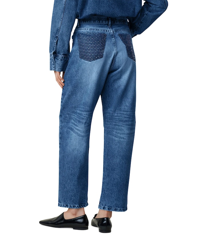 Globe 7792 Diamond Occlusion dames jeans blauw