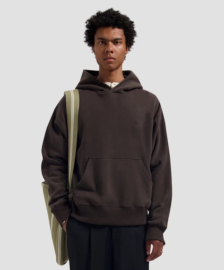 Heren hoodie bruin