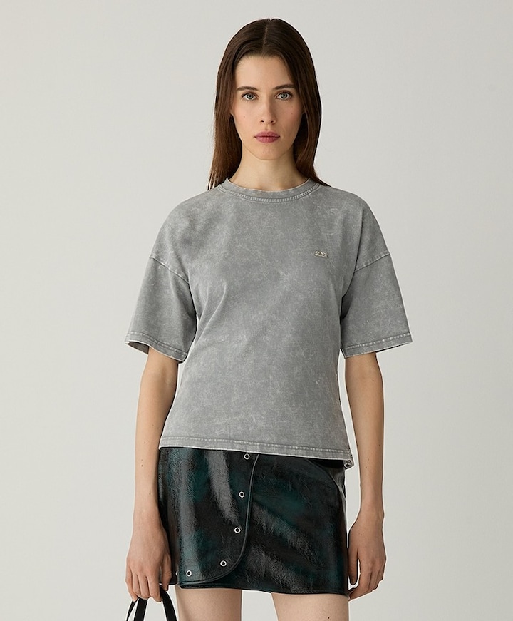 Dames T-shirt grijs