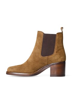 dames enkellaarzen bruin